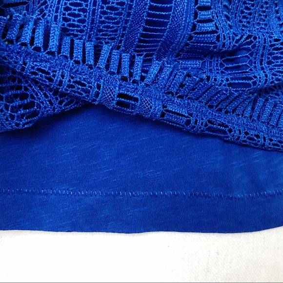 J.Crew | Blue Long Sleeve Scoop Neck Top Size XXS - Picture 6 of 12